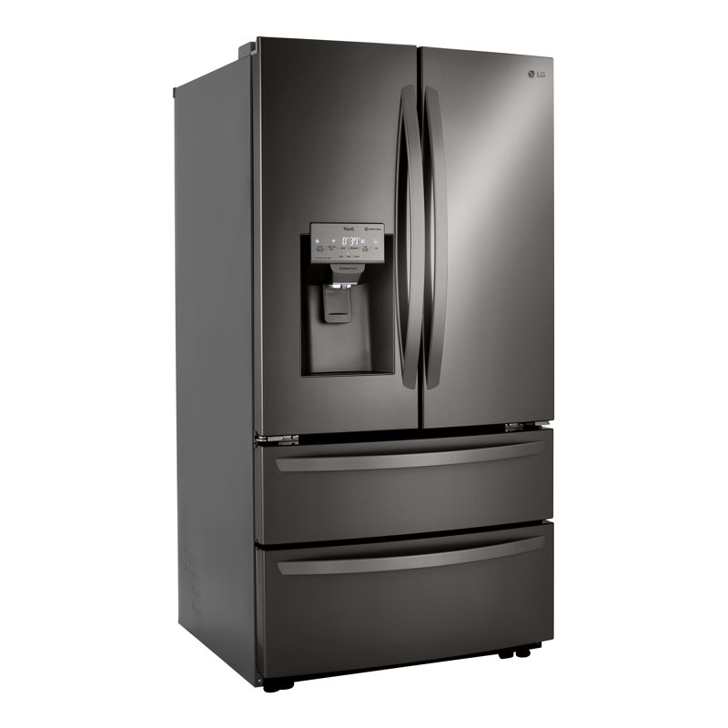 LG 36" French Door Refrigerator 28 cu. ft. Smart Refrigerator Wayfair